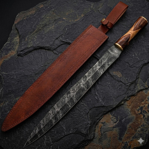 Handmade damascus steel - handmade, sword